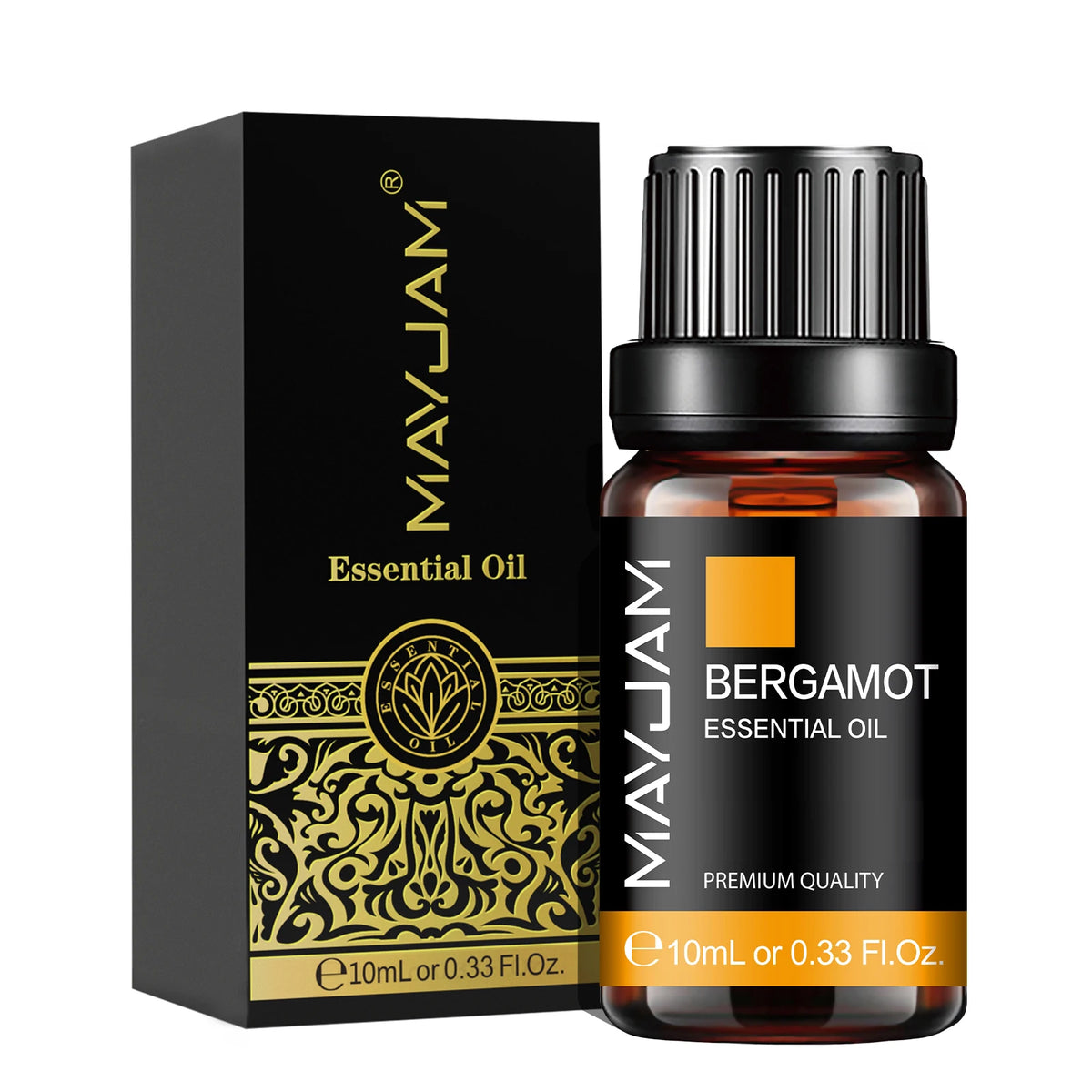 Olejek Eteryczny MAYJAM 10ML — Zapachowy Olejek do Aromaterapii (Lawenda, Jaśmin, Eukaliptus, Wanilia, Drzewo Sandałowe, Bergamotka, Rozmaryn, Cytronela, Cynamon)