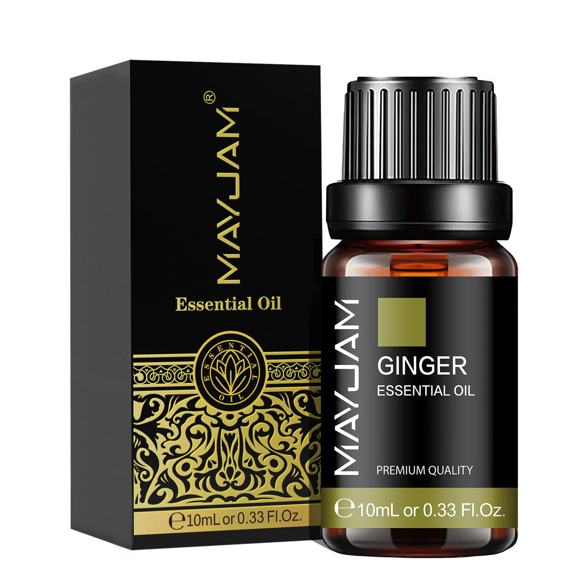 Olejek Eteryczny MAYJAM 10ML — Zapachowy Olejek do Aromaterapii (Lawenda, Jaśmin, Eukaliptus, Wanilia, Drzewo Sandałowe, Bergamotka, Rozmaryn, Cytronela, Cynamon)