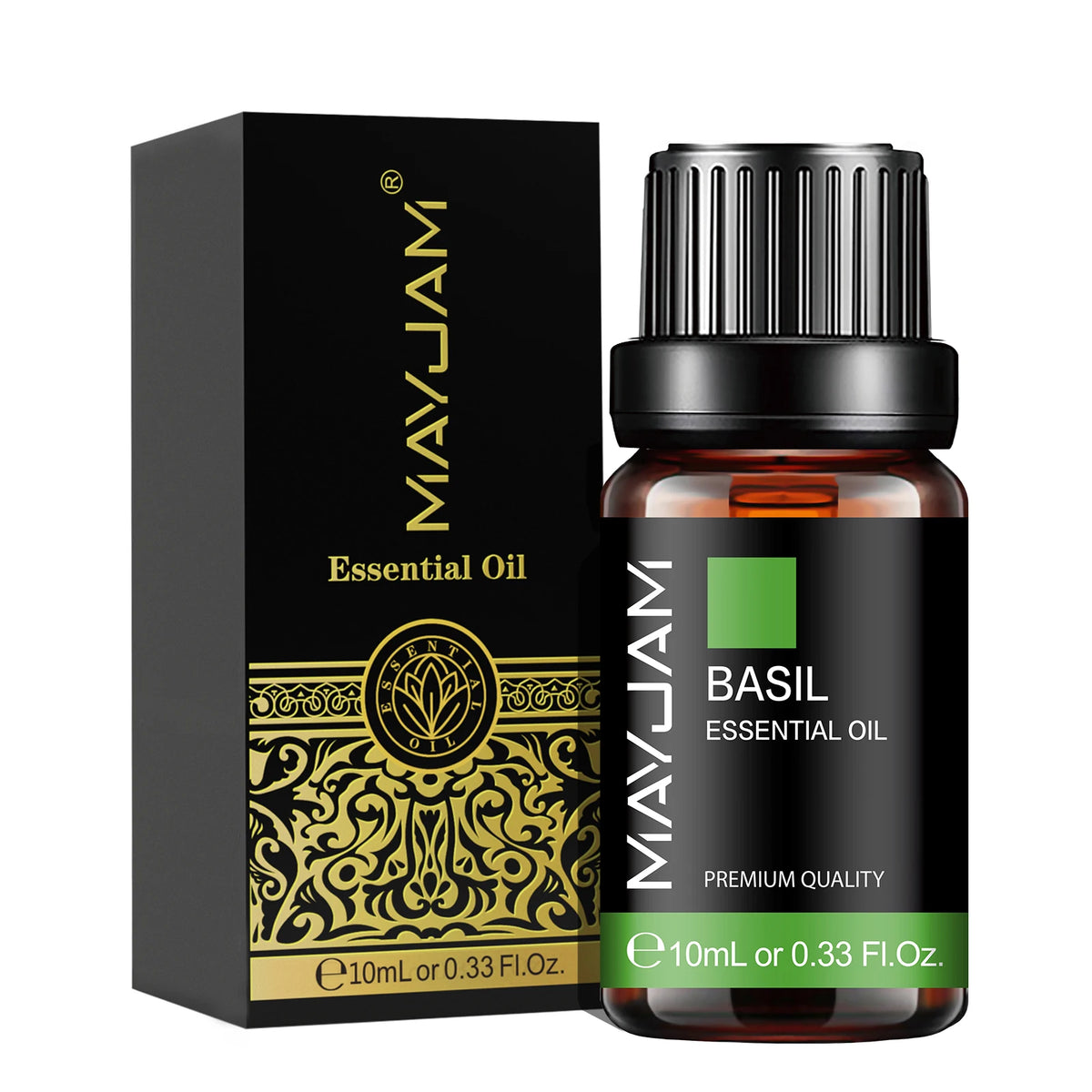 Olejek Eteryczny MAYJAM 10ML — Zapachowy Olejek do Aromaterapii (Lawenda, Jaśmin, Eukaliptus, Wanilia, Drzewo Sandałowe, Bergamotka, Rozmaryn, Cytronela, Cynamon)