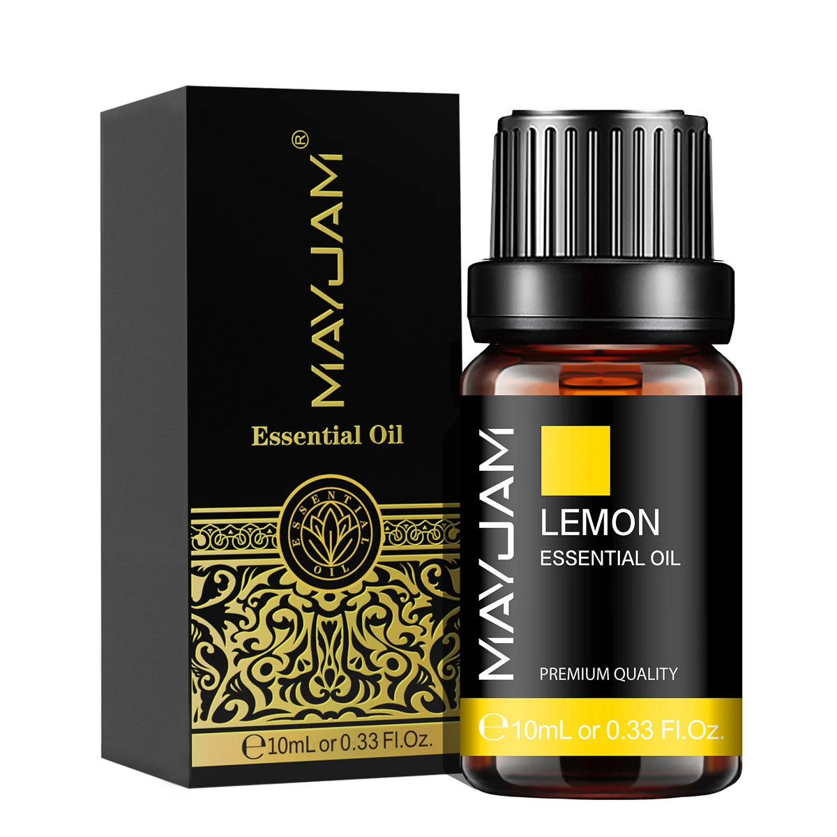 Olejek Eteryczny MAYJAM 10ML — Zapachowy Olejek do Aromaterapii (Lawenda, Jaśmin, Eukaliptus, Wanilia, Drzewo Sandałowe, Bergamotka, Rozmaryn, Cytronela, Cynamon)