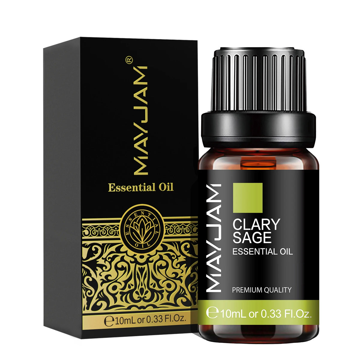 Olejek Eteryczny MAYJAM 10ML — Zapachowy Olejek do Aromaterapii (Lawenda, Jaśmin, Eukaliptus, Wanilia, Drzewo Sandałowe, Bergamotka, Rozmaryn, Cytronela, Cynamon)