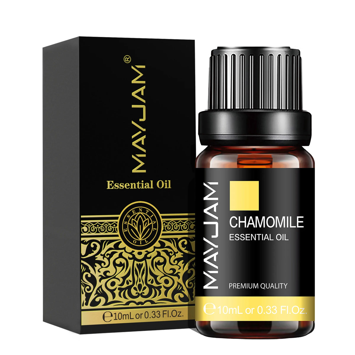 Olejek Eteryczny MAYJAM 10ML — Zapachowy Olejek do Aromaterapii (Lawenda, Jaśmin, Eukaliptus, Wanilia, Drzewo Sandałowe, Bergamotka, Rozmaryn, Cytronela, Cynamon)