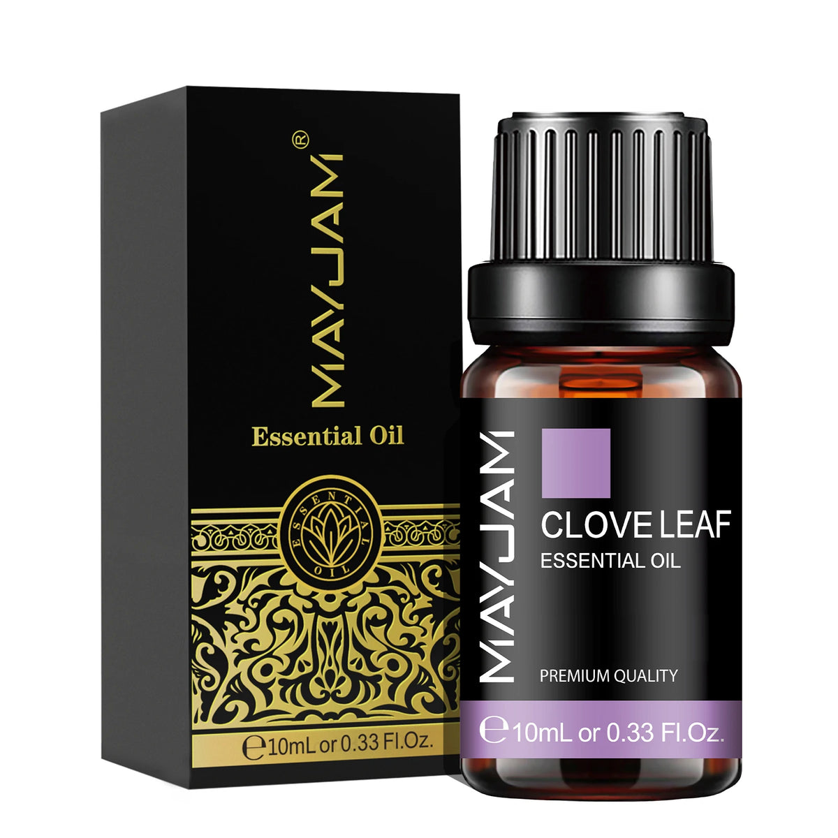 Olejek Eteryczny MAYJAM 10ML — Zapachowy Olejek do Aromaterapii (Lawenda, Jaśmin, Eukaliptus, Wanilia, Drzewo Sandałowe, Bergamotka, Rozmaryn, Cytronela, Cynamon)